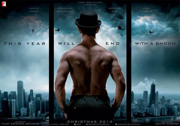top 10 movies of bollywood 2013 - dhoom 3 at top of the list