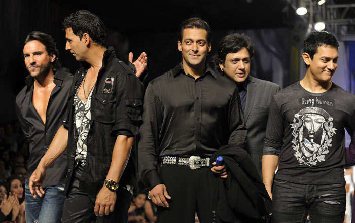 Salman Khan with few close friends from the industry