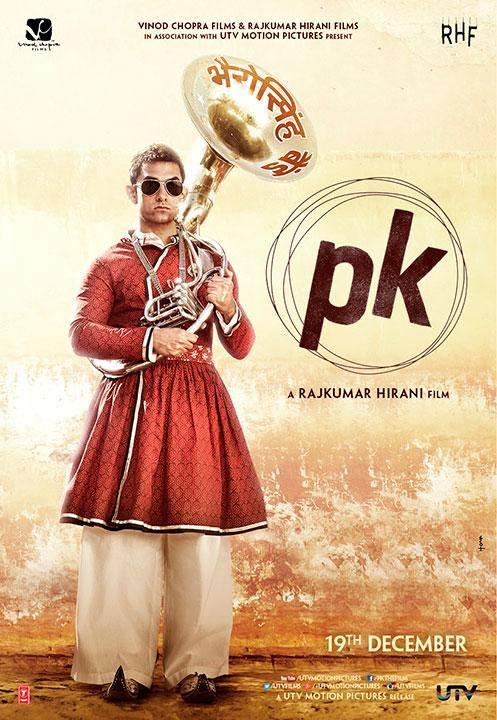 PK second Poster -  Aamir Khan as Bandwaala.