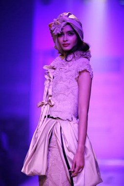 Diana Penty wears the first outfit designed by Rocky S