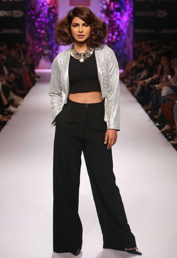 Priyanka Chopra walks for designer Varun Bahl