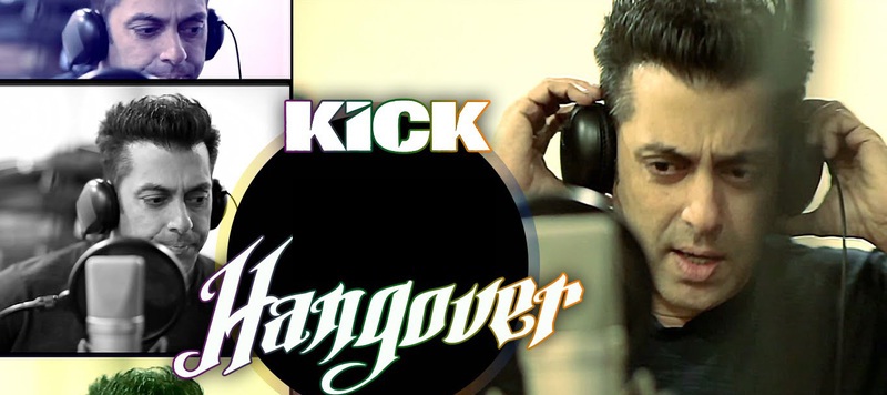 Salman Khan recording for Hangover song in the studio