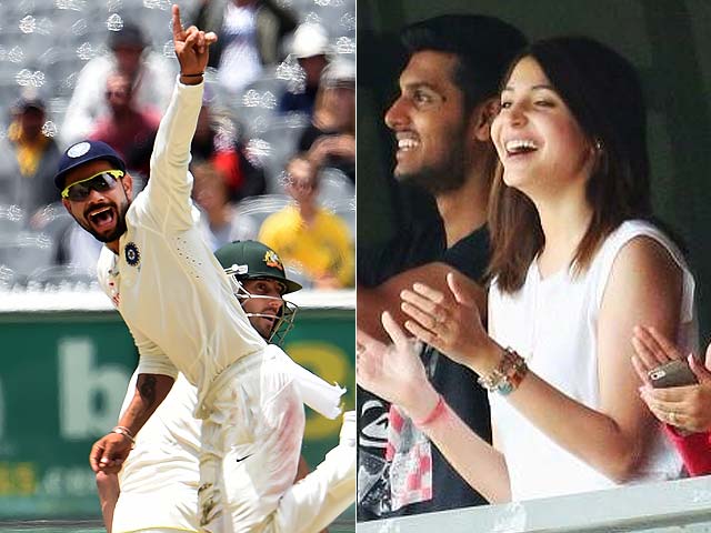 10 Reasons Why Anushka Sharma Is A Perfect Girlfriend - Anushka Sharma cheering for Virat