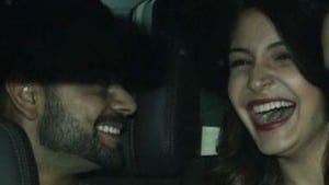 Anushka and Virat Laughing