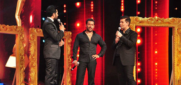 Karan, Manish and Salman - AIBA Awards 2015 Photos