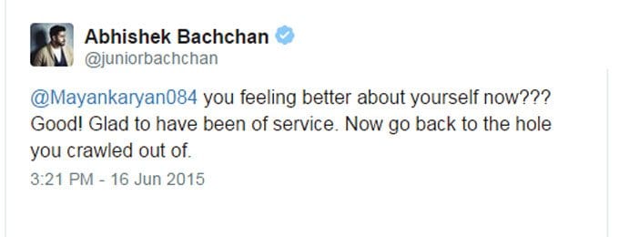 Abhishek Bachchan trolled