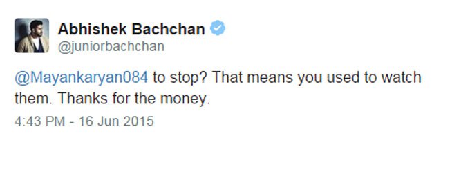 Abhishek Bachchan trolled on Twitter 4