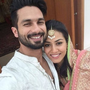 Shahid Kapoor posted selfie with Mira