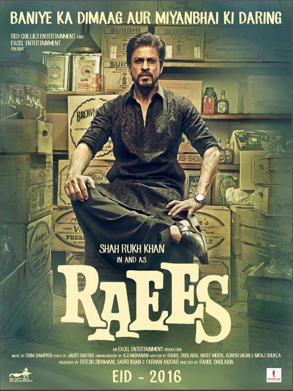 Raees first look poster - SRK