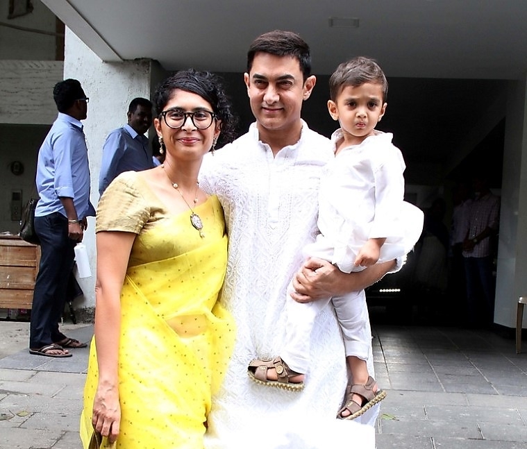 10 Most Adorable Star Kids that you will swoon over!-Aamir, Kiran with Azad