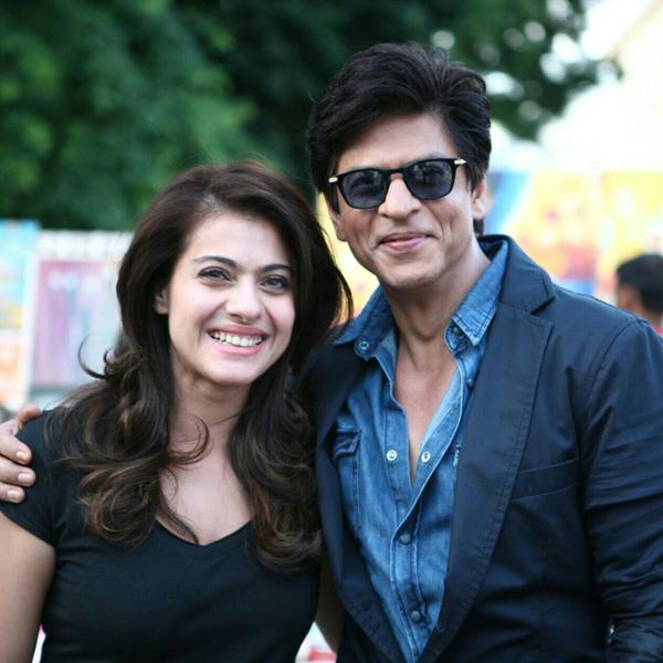 This is what happened behind the scenes on the sets of 'Dilwale'!-SRk kajol