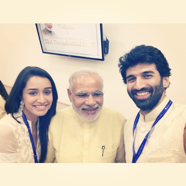 With Indian Prime Minister - Narendra Modi too ? Wow!