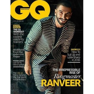 Ranveer Singh GQ India's January 2016 issue