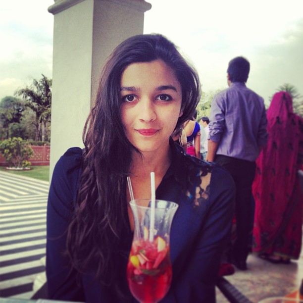 Alia at Jai mahal in Jaipur for post birthday treat with her sister
