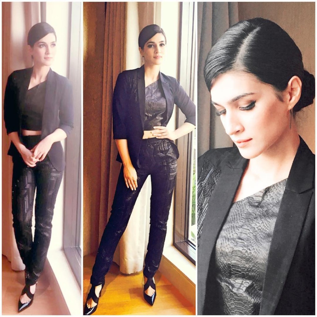 Kriti Sanon makes it work in a Sizzling Pant Suit for Zee Cine Awards Press Meet- Kriti 3