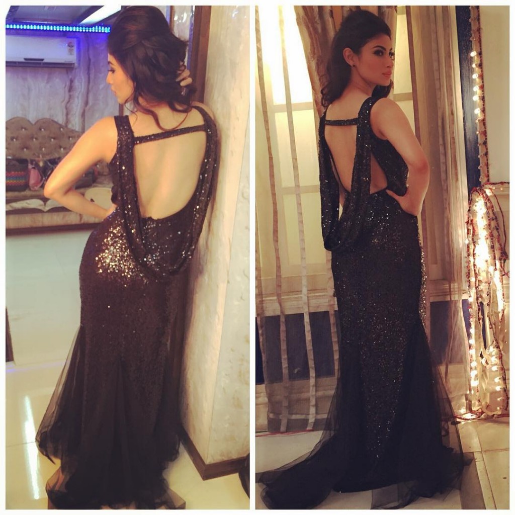 Mauni Roy Hot Pics - Mouni looks sizzling in this Black outfit from Anuradha Khurana