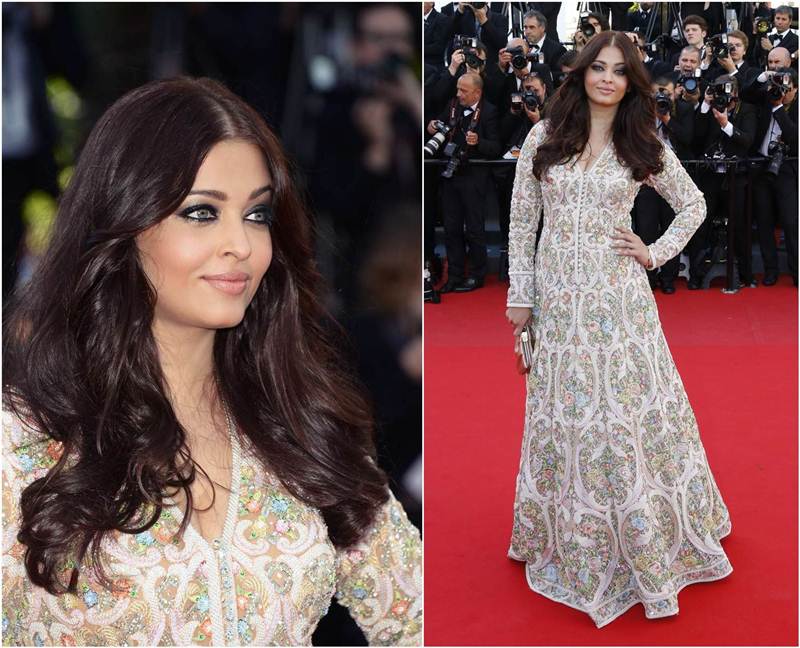 Aishwarya Rai Bachchan and Sonam Kapoor's various looks at Cannes over the years- Aish 2013 3