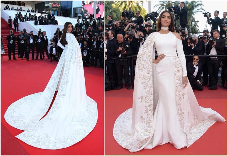 Aishwarya Rai Bachchan and Sonam Kapoor's various looks at Cannes over the years- Sonam 2016 2