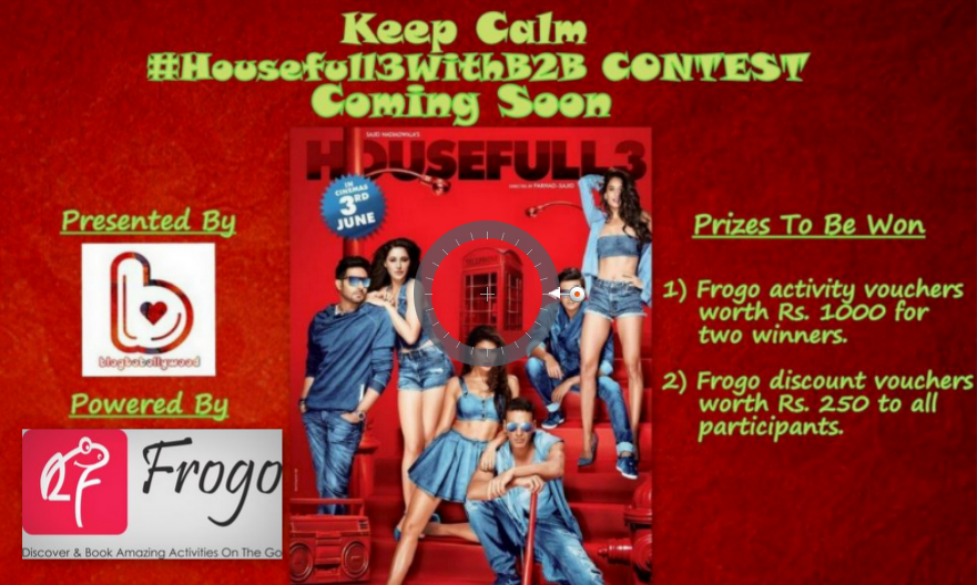 Frogo shoutout final - Predict the first day collection of Housefull 3