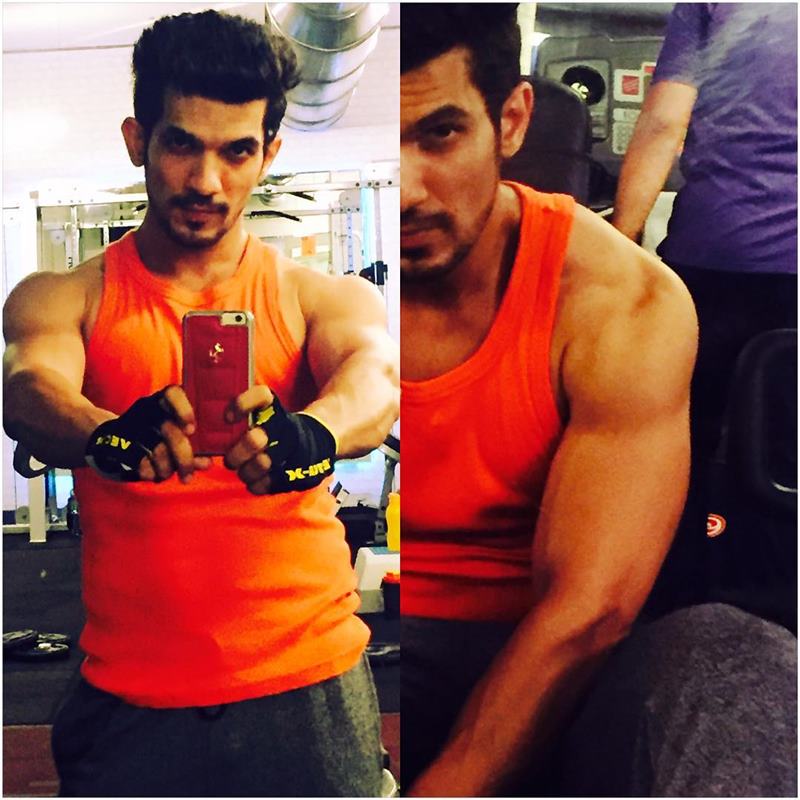 15 Hot Pics of Arjun Bijlani, one of the sexiest men of Indian Television- Arjun Gym 6