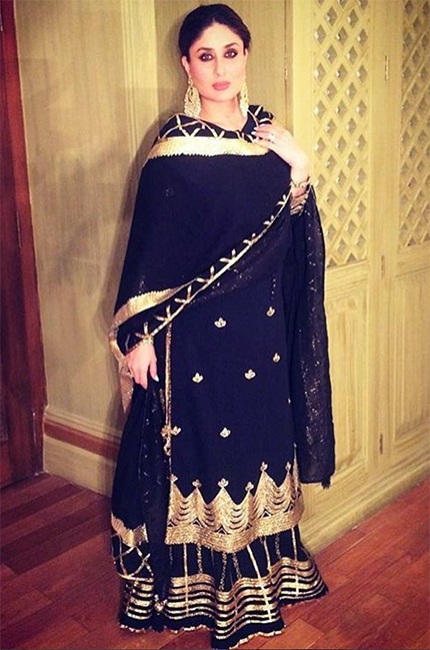 Kareena looks flawless in a palazzo style salwar kameez