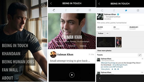 Salman Khan launches 'Being in Touch' App on his 51st birthday