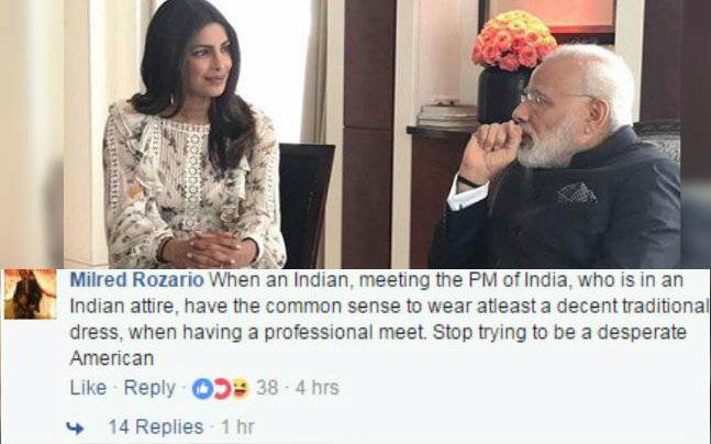 Priyanka Chopra slammed for dressing in short clothes while meeting PM Modi in Berlin