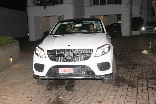 Salman Khan Spotted In A New Mercedez-Benz Reportedly Gifted By Shah Rukh Khan