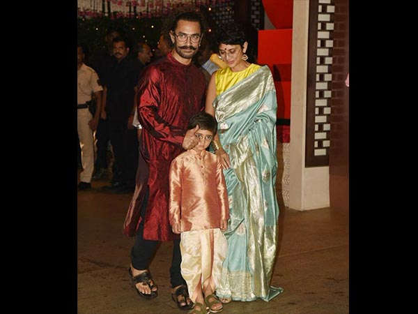 Mukhesh Ambani's Ganesh Chaturthi Party - Aamir and Kiran