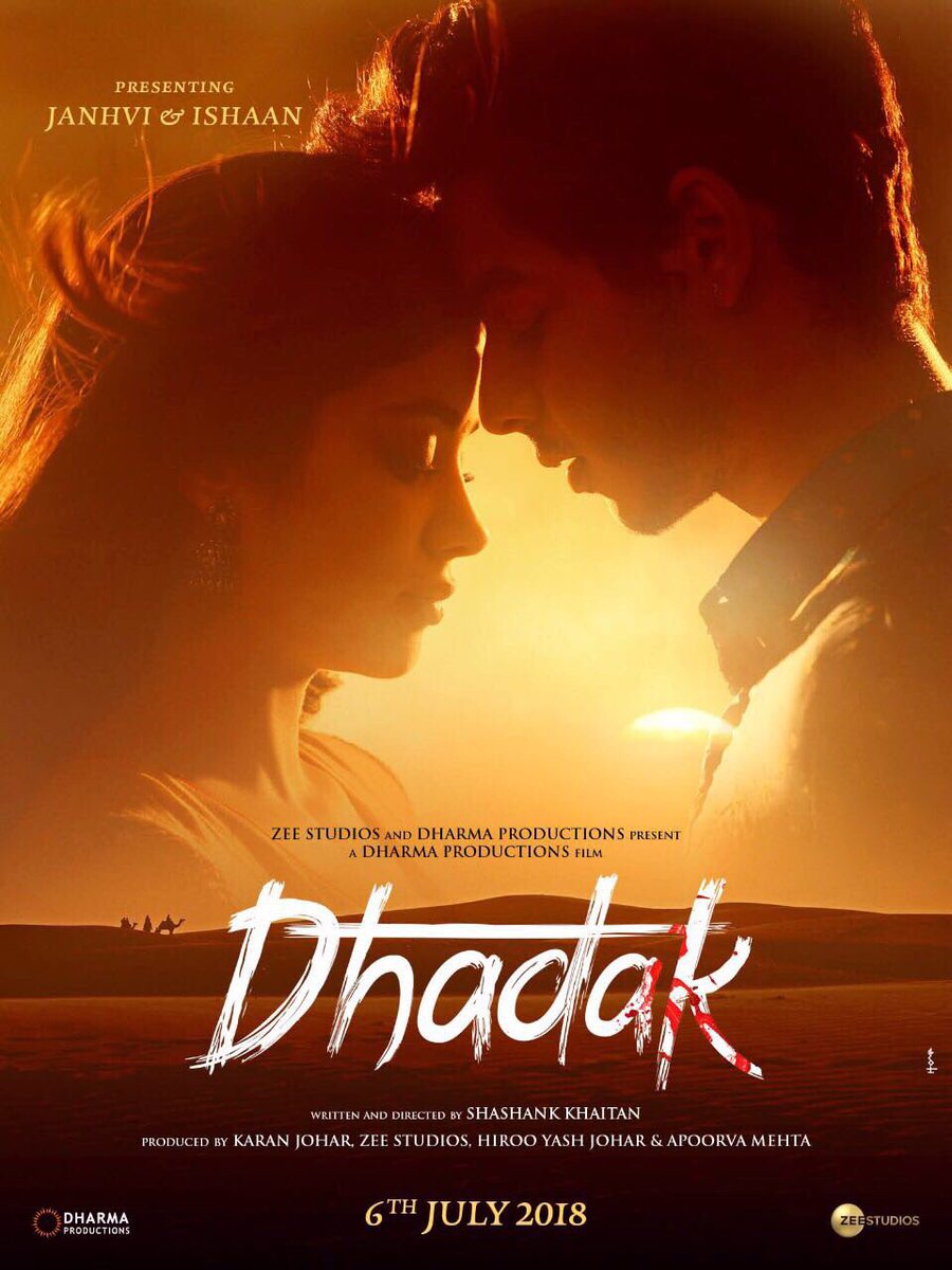 Dhadak movie poster