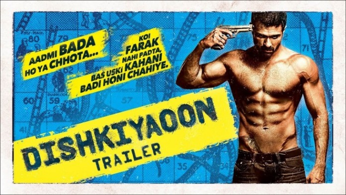 Dishkiyaoon Movie Poster featuring Harman Baweja