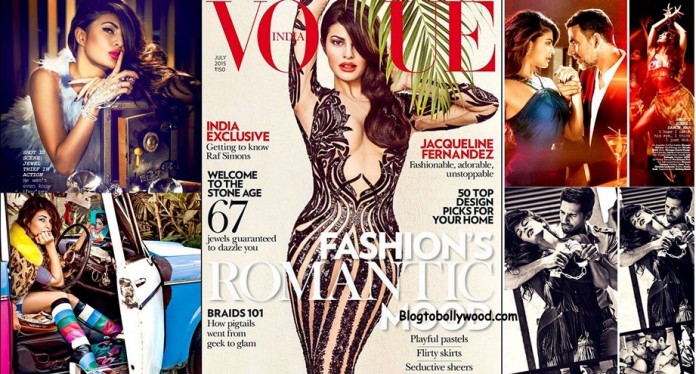 Hot Magazine Cover: Jacqueline On July Edition Of Vogue India