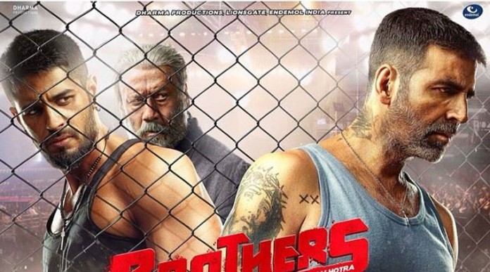 Brothers Poster feat. Akshay, Sidharth and Jackie