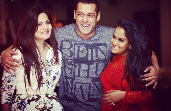 Salman with Alvira and Arpita