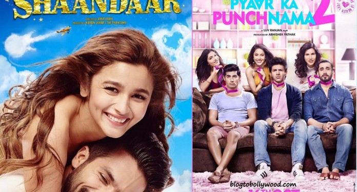 Box Office Report| Pyaar Ka Punchnama 2 crosses 50 crores, Shaandaar Flat at the Box Office