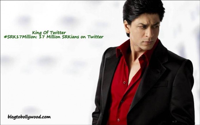 Shahrukh Khan with 17 Million Followers on Twitter stands 2nd to Amitabh Bachchan