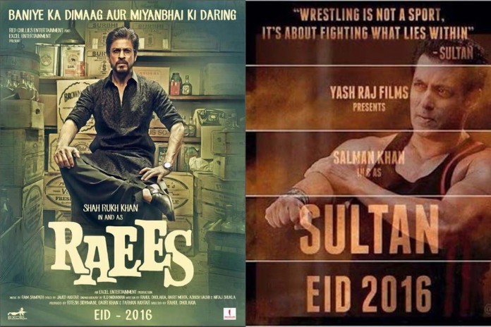 10 Bollywood Biggest Clashes of 2016 - Raees Vs Sultan