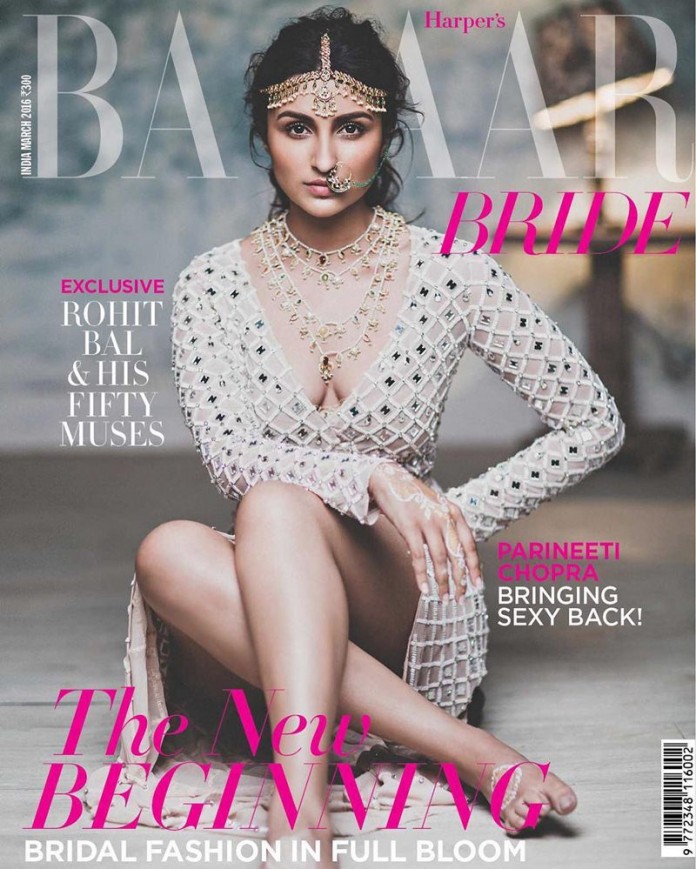 Bringing Sexy Back | Parineeti Chopra on the cover of Bazaar Bride