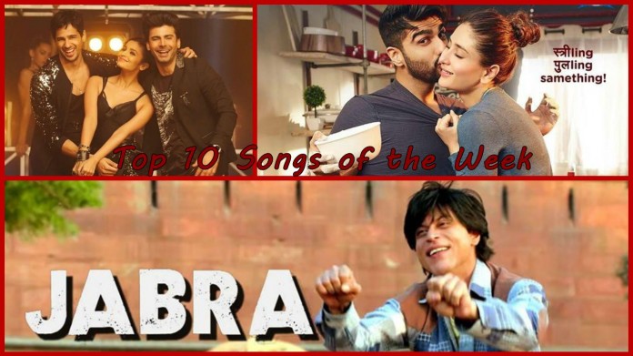Top 10 Bollywood Songs of the Week | 07-March-2016 to 13-March-2016