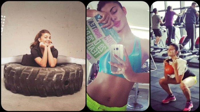 10 Photos that are proof of Jacqueline Fernandez being a big Fitness Freak