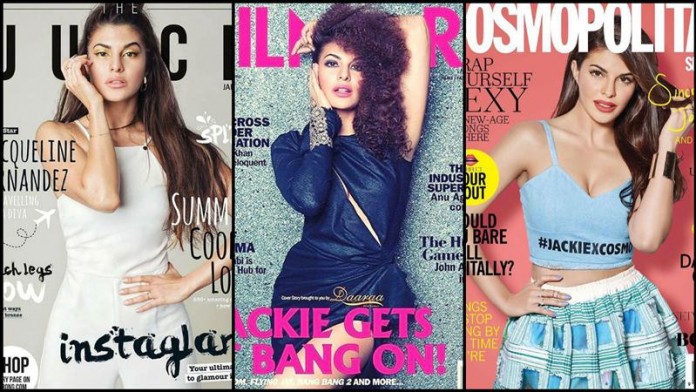 Jacqueline Fernandez sizzles the cover of three different magazines this month!