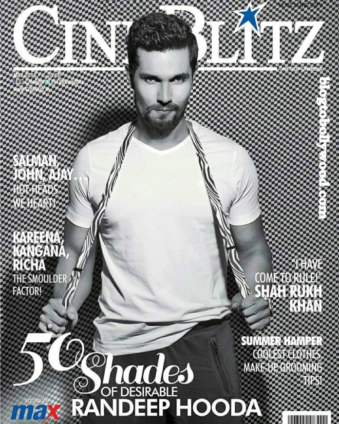 50 Shades of Desire: Randeep Hooda on the cover of CineBlitz Magazine