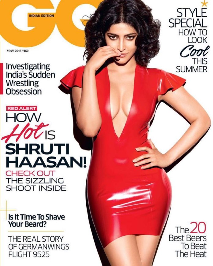 This GQ cover featuring Shruti Haasan is skimpy as hell!