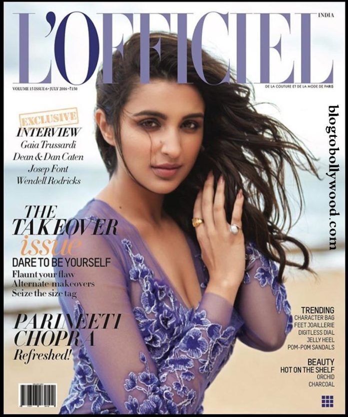 Refreshing is the word that best defines Parineeti Chopra on L'Officiel India cover!