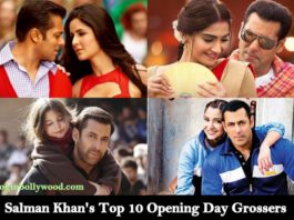 Highest Opening Day Grossers Of Salman Khan