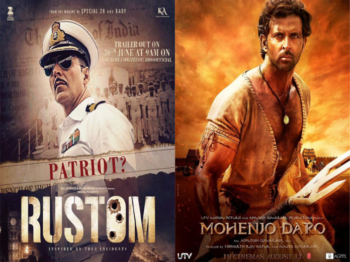 First Week Box Office Report: Rustom and Mohenjo Daro Worldwide Collection