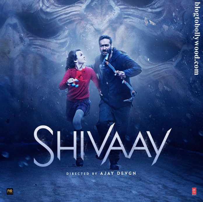 Ajay Devgn and Abigail Eames run away fearfully in latest Shivaay Poster