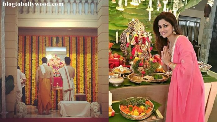 Pictures | Bollywood Celebs welcome Ganpati Bappa into their homes!