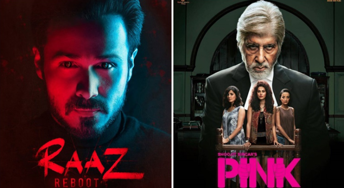 Second Day (Saturday) Box Office Report: Pink and Raaz Reboot