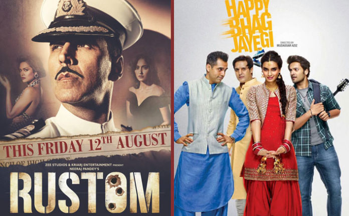 Rustom 3rd Week, Happy Bhag Jayegi 2nd Week Box Office Collection Report